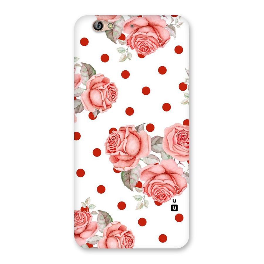 Red Peach Shade Flowers Back Case for Gionee S6