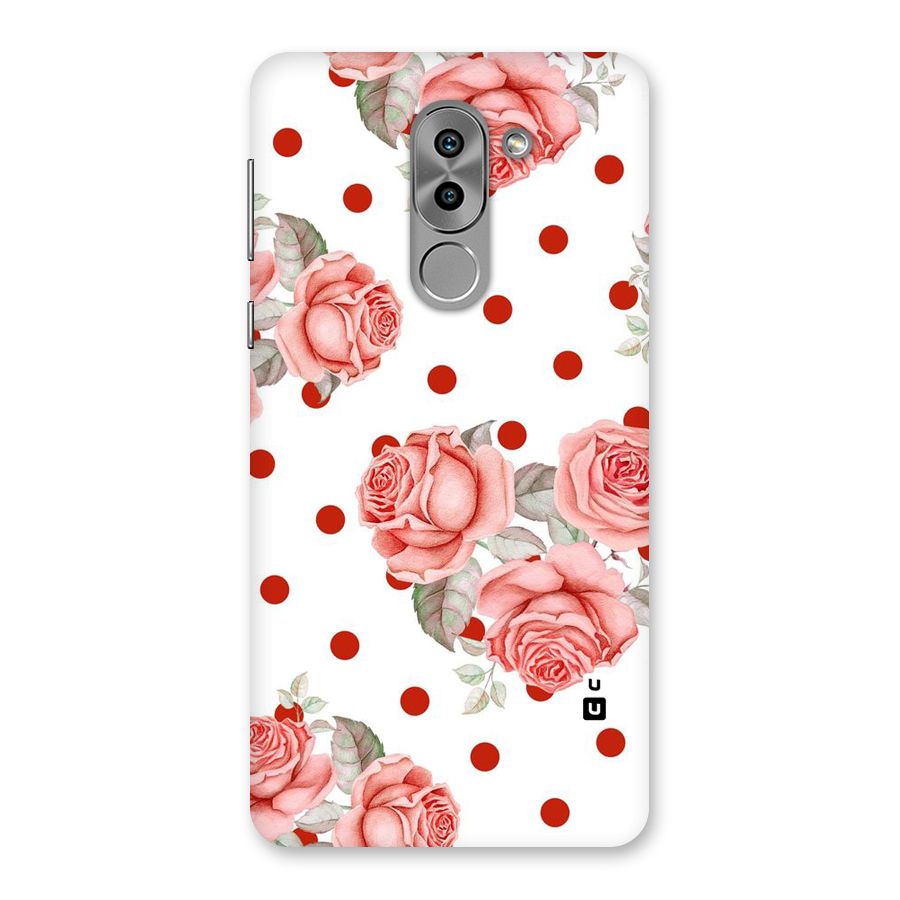 Red Peach Shade Flowers Back Case for Honor 6X