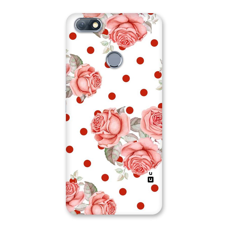 Red Peach Shade Flowers Back Case for Infinix Note 5