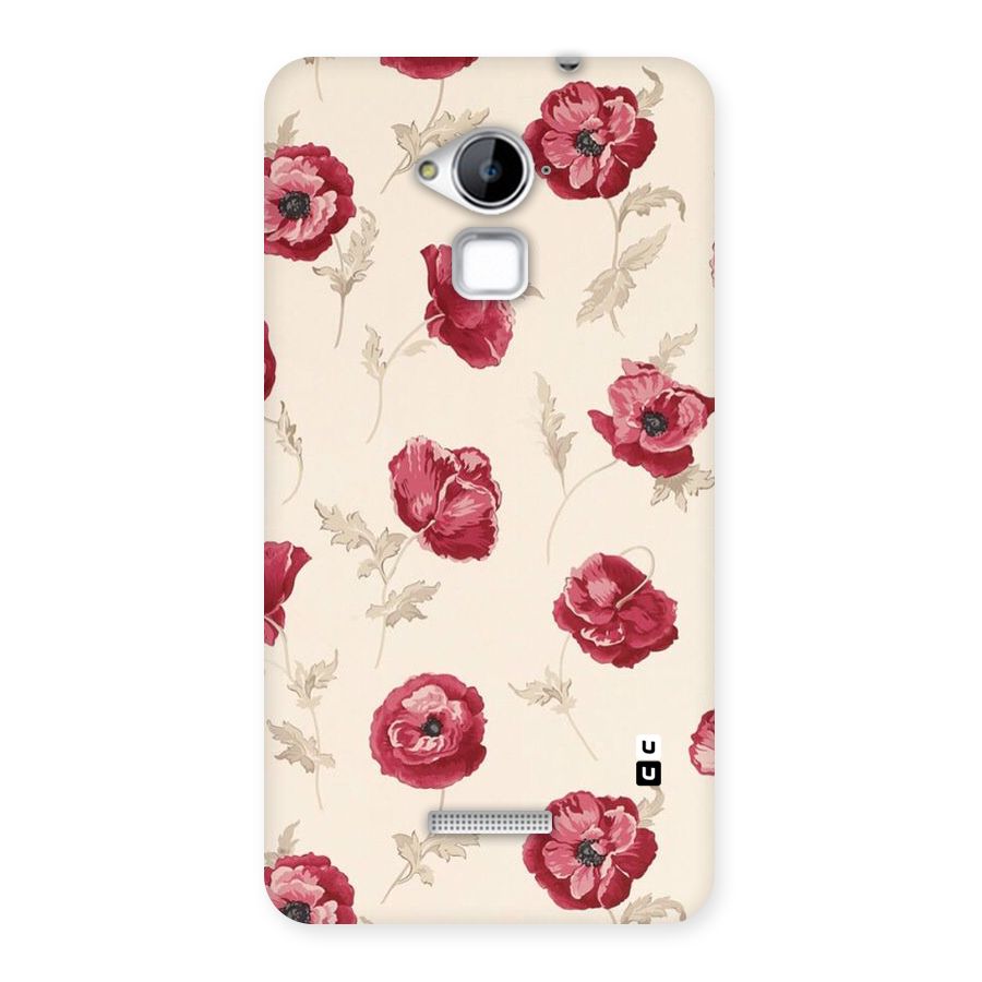 Red Rose Floral Art Back Case for Coolpad Note 3