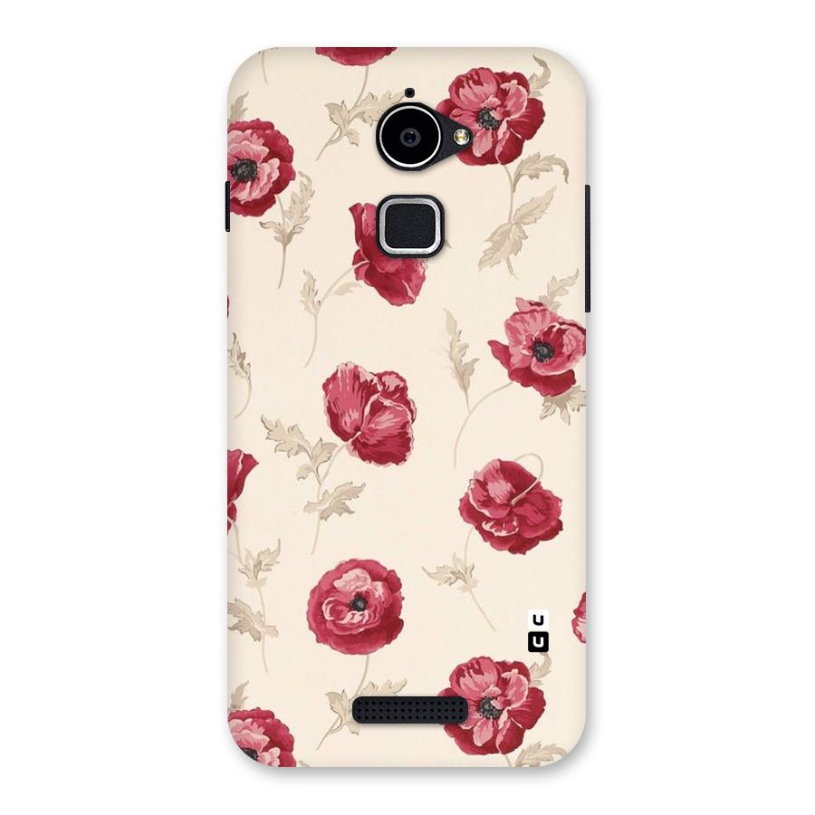 Red Rose Floral Art Back Case for Coolpad Note 3 Lite