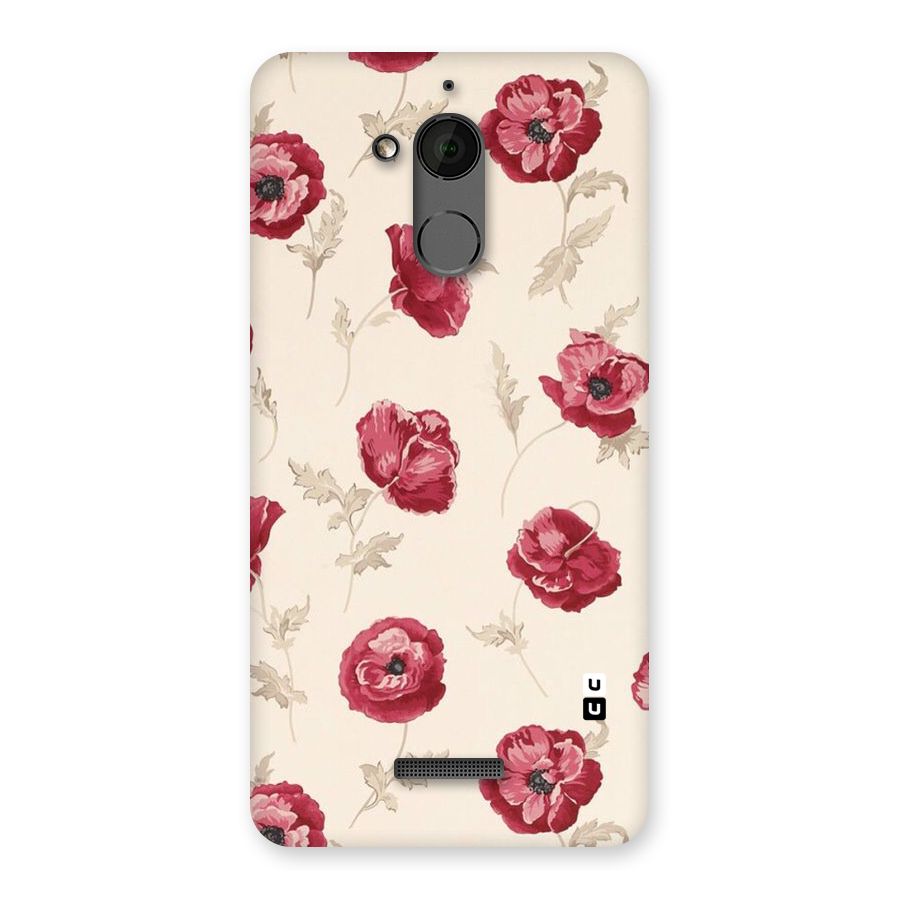 Red Rose Floral Art Back Case for Coolpad Note 5