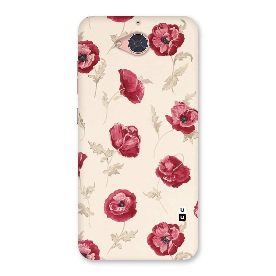 Red Rose Floral Art Back Case for Gionee S6 Pro