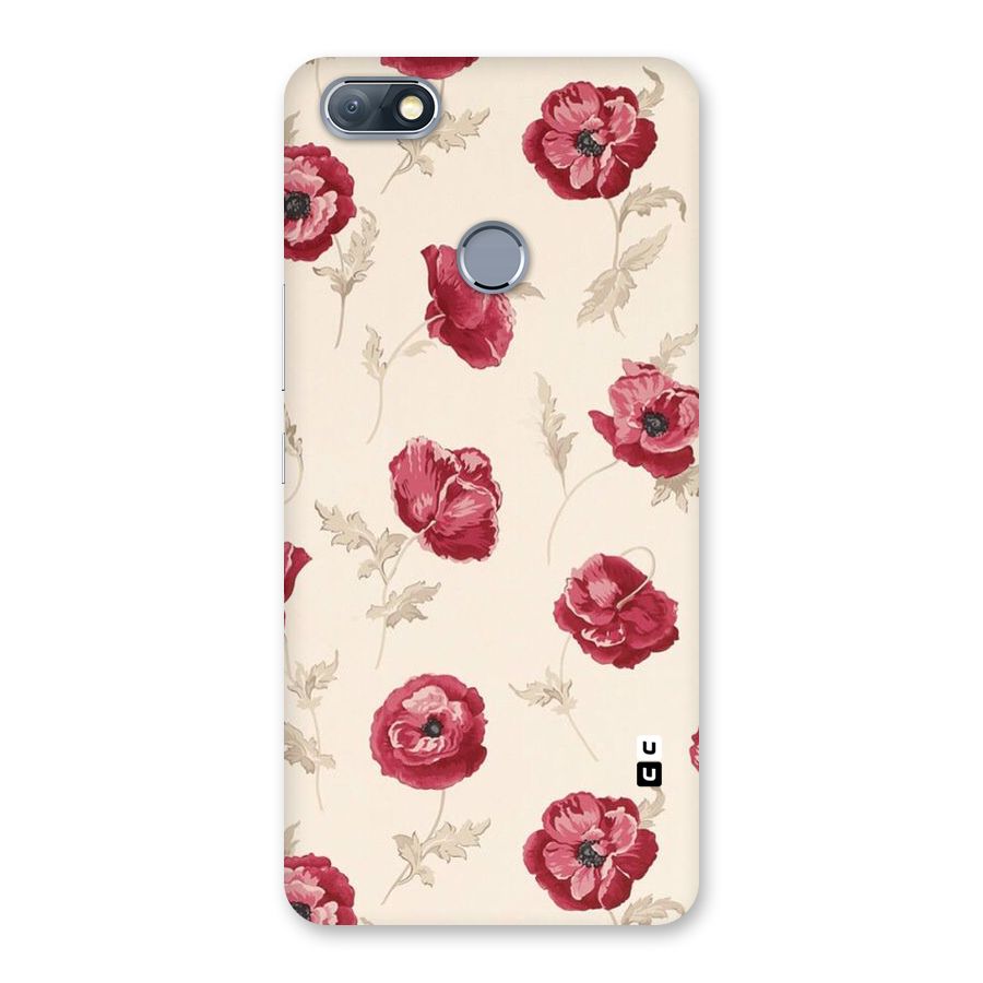 Red Rose Floral Art Back Case for Infinix Note 5