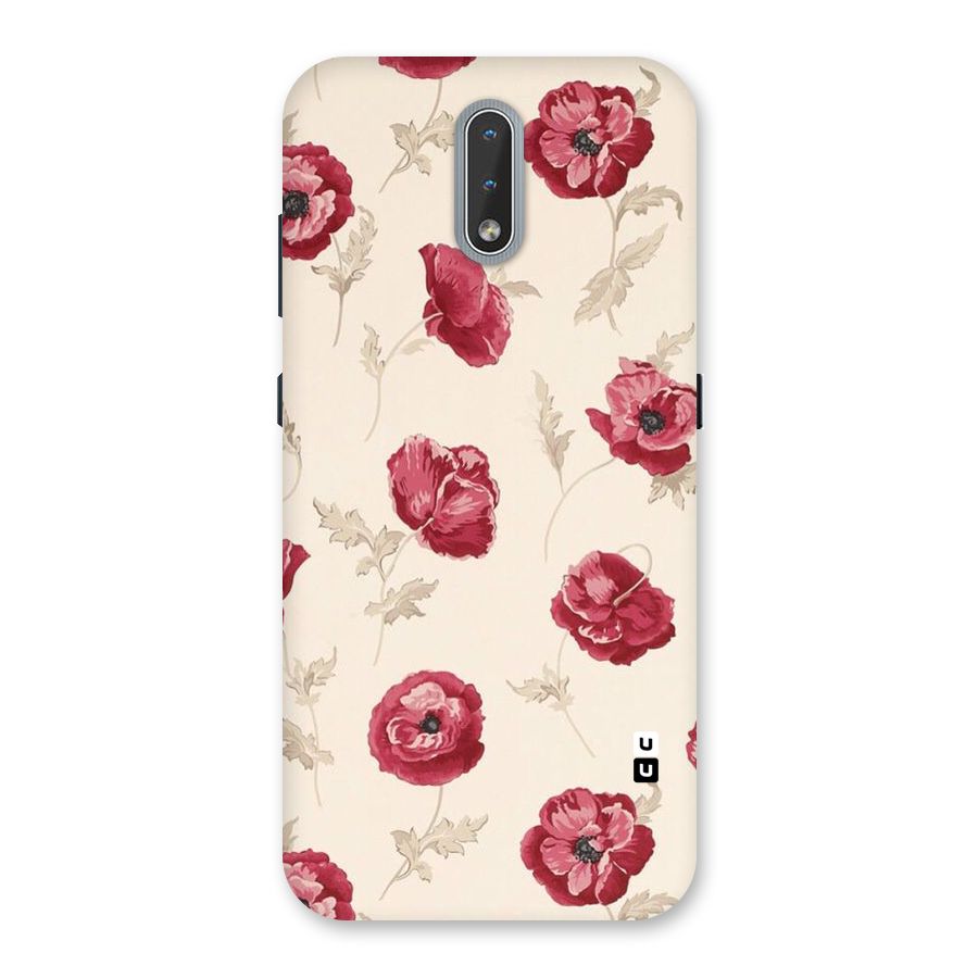 Red Rose Floral Art Back Case for Nokia 2.3