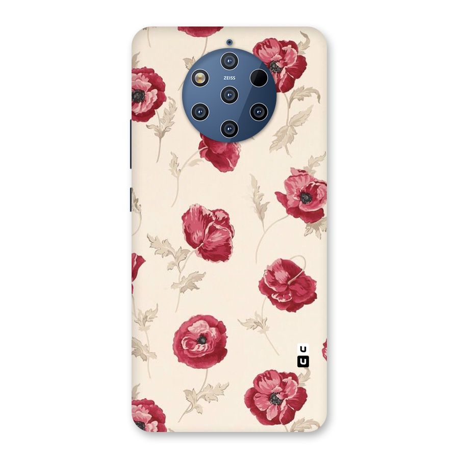 Red Rose Floral Art Back Case for Nokia 9 PureView