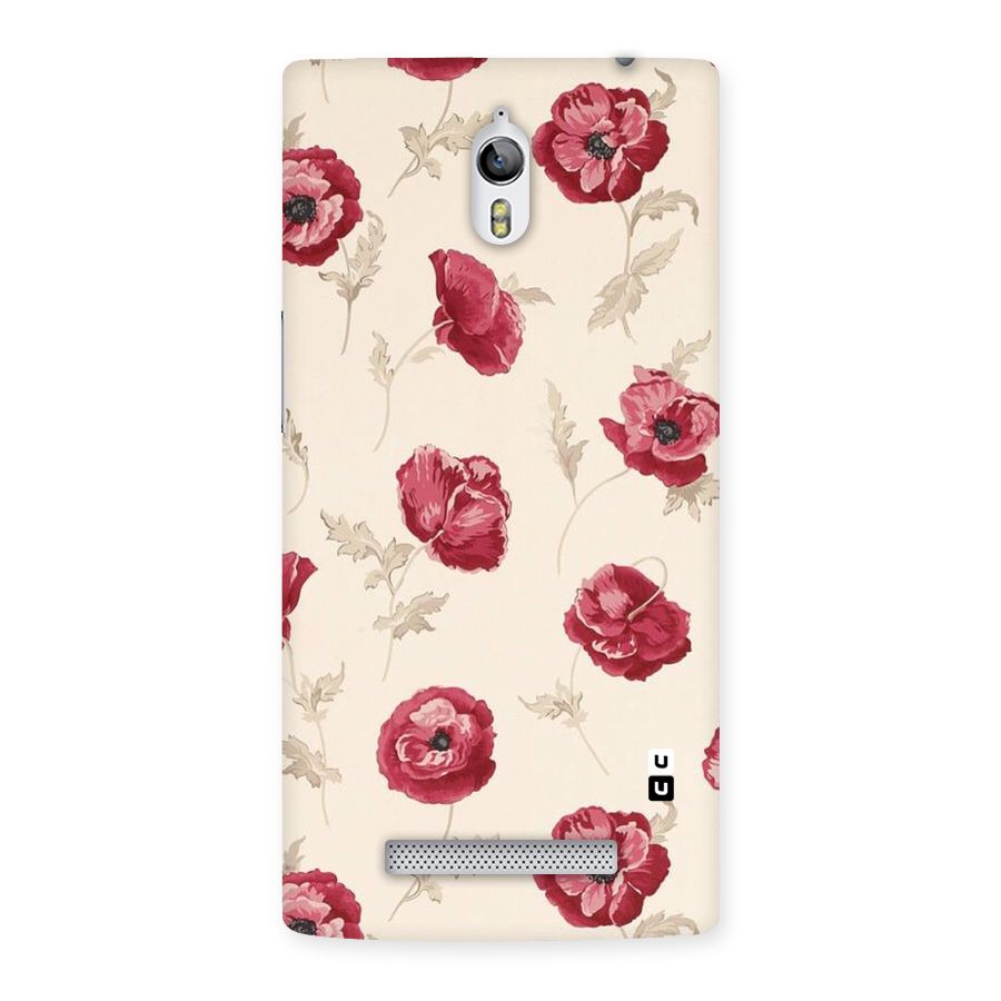 Red Rose Floral Art Back Case for Oppo Find 7
