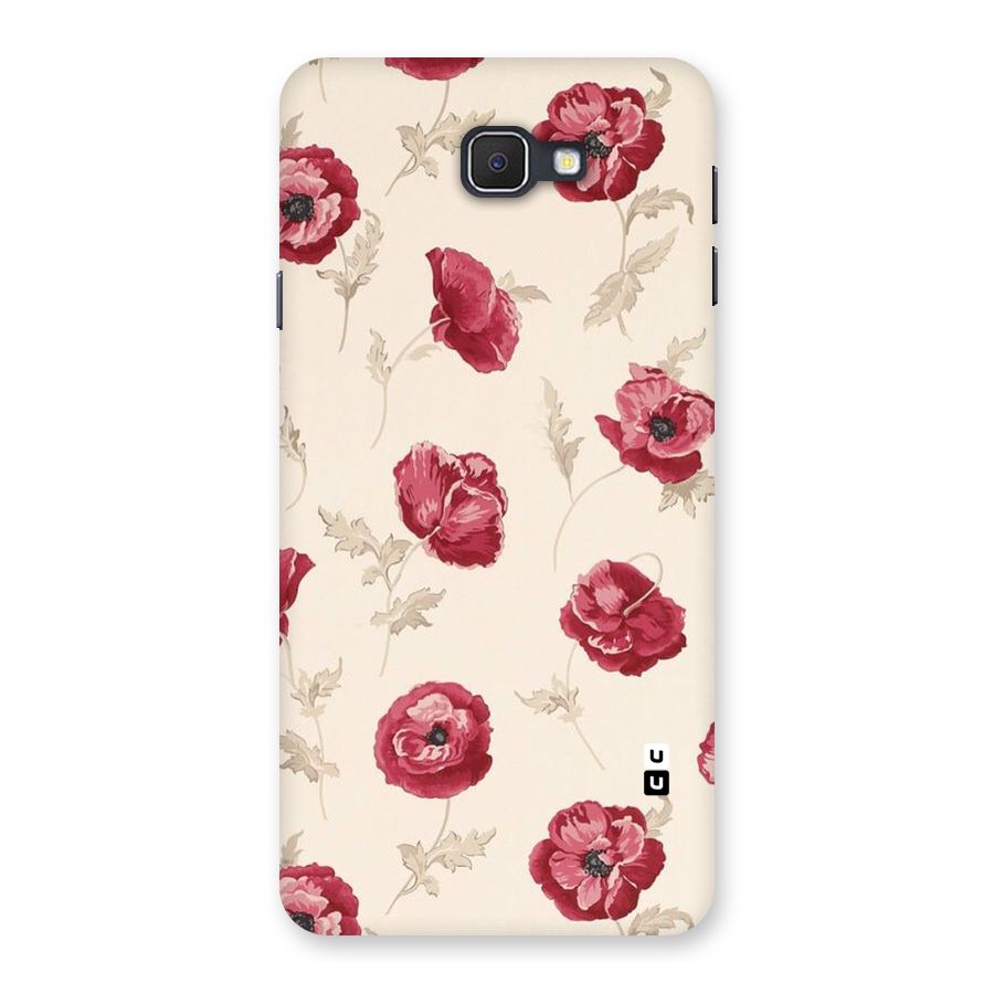 Red Rose Floral Art Back Case for Samsung Galaxy J7 Prime