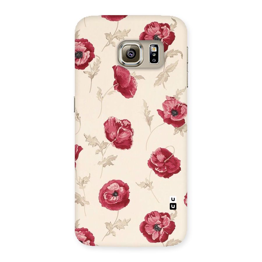 Red Rose Floral Art Back Case for Samsung Galaxy S6 Edge Plus