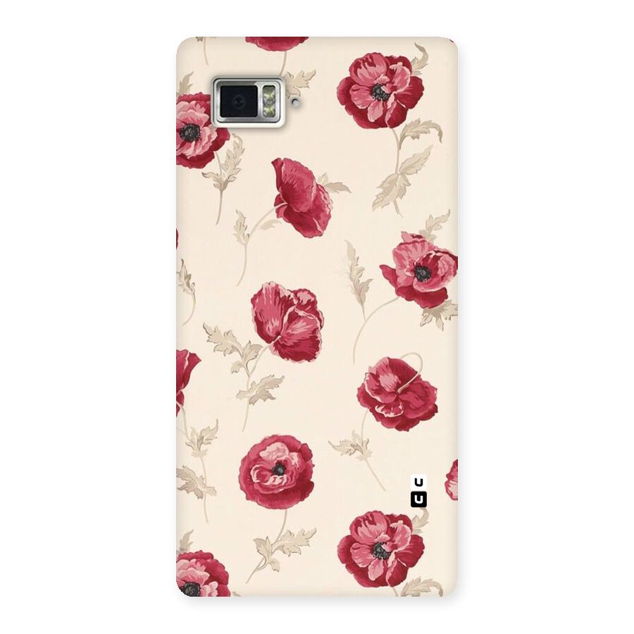 Red Rose Floral Art Back Case for Vibe Z2 Pro K920