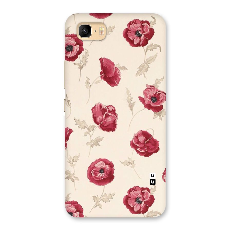 Red Rose Floral Art Back Case for Zenfone 3s Max