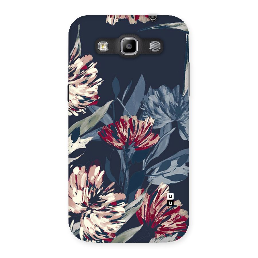 Red Rugged Floral Pattern Back Case for Galaxy Grand Quattro