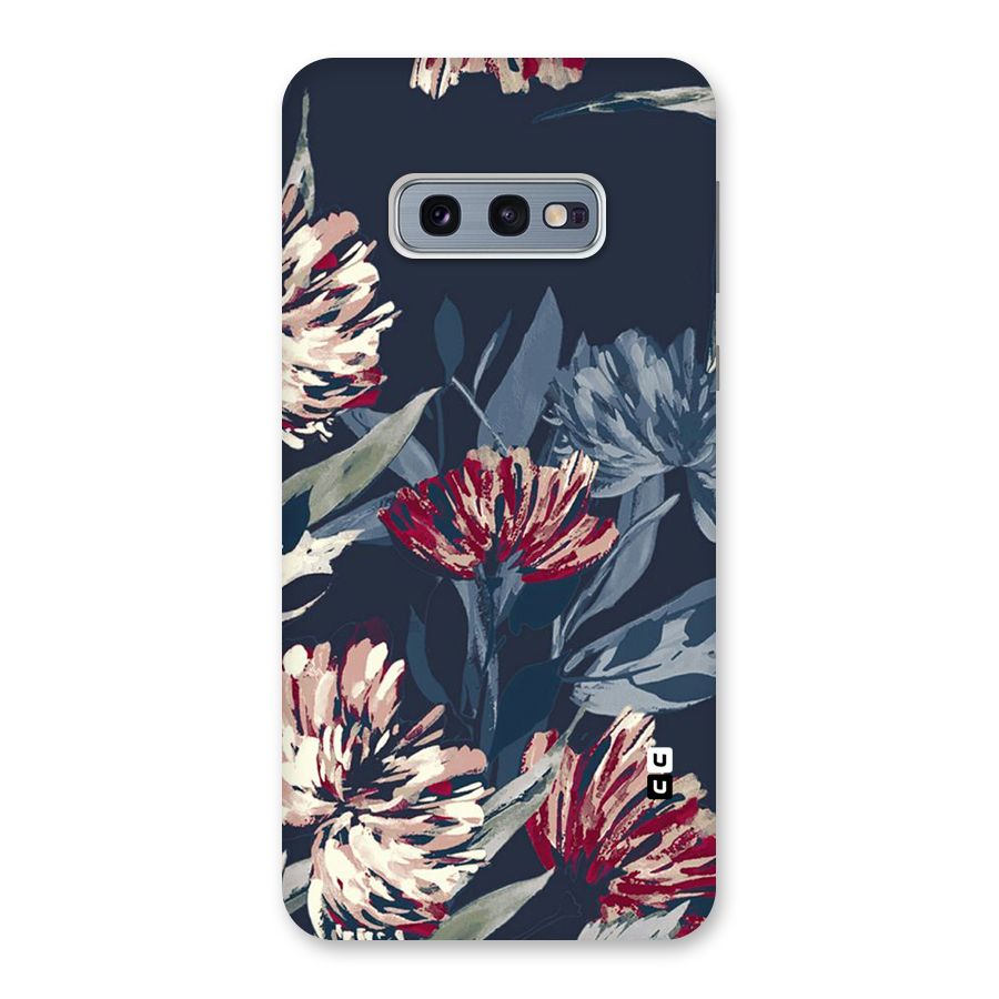 Red Rugged Floral Pattern Back Case for Galaxy S10e