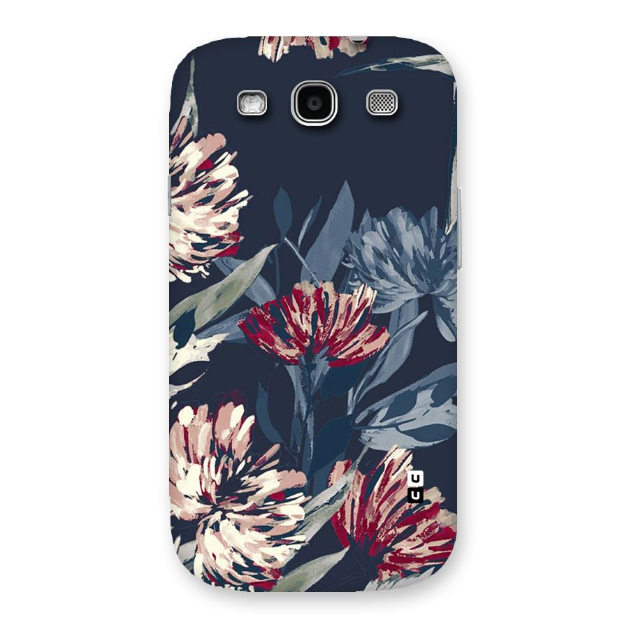 Red Rugged Floral Pattern Back Case for Galaxy S3