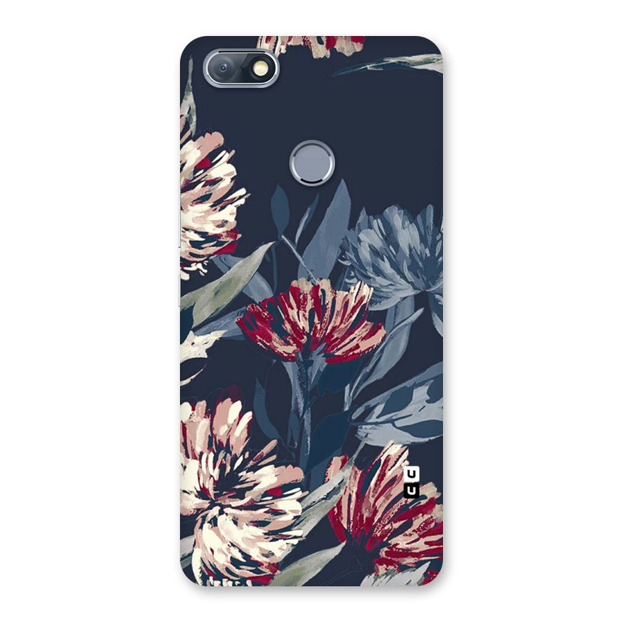 Red Rugged Floral Pattern Back Case for Infinix Note 5