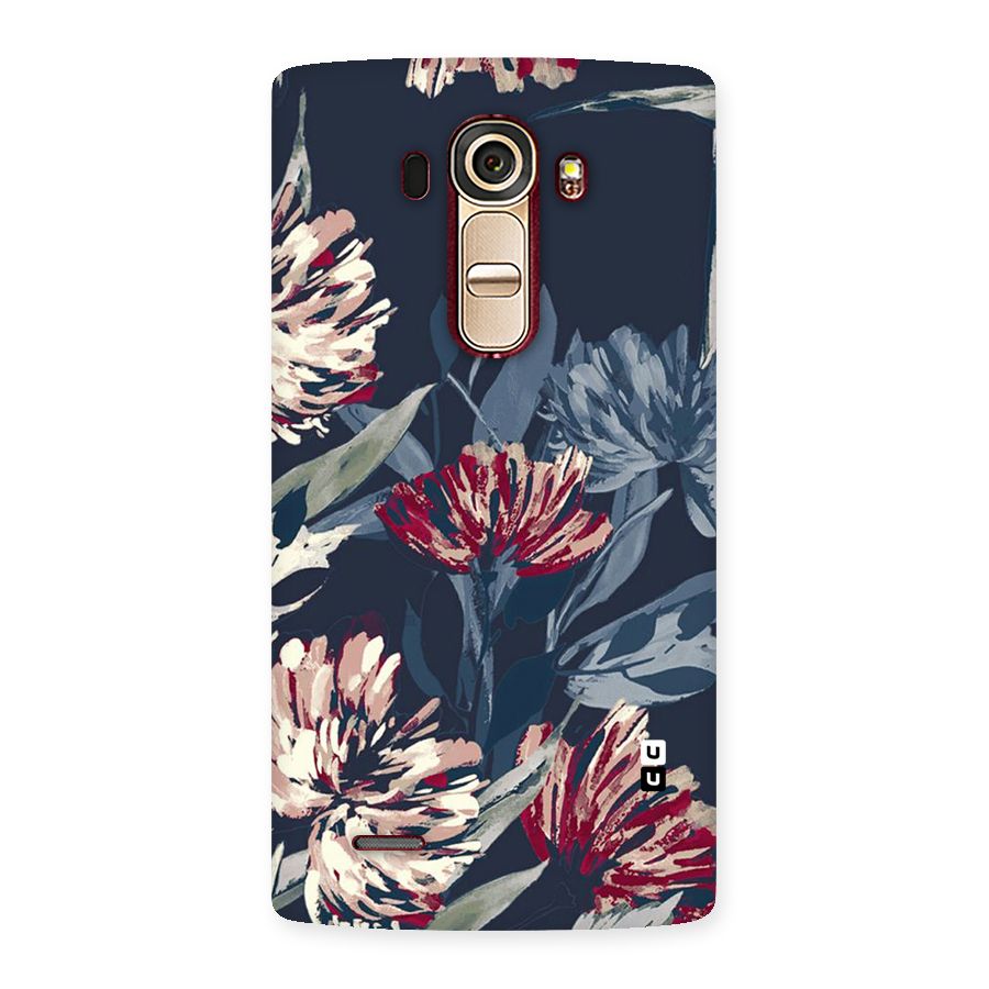 Red Rugged Floral Pattern Back Case for LG G4