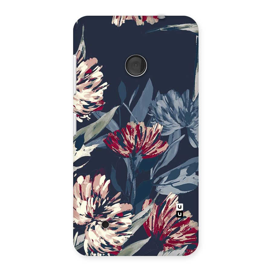 Red Rugged Floral Pattern Back Case for Lumia 530