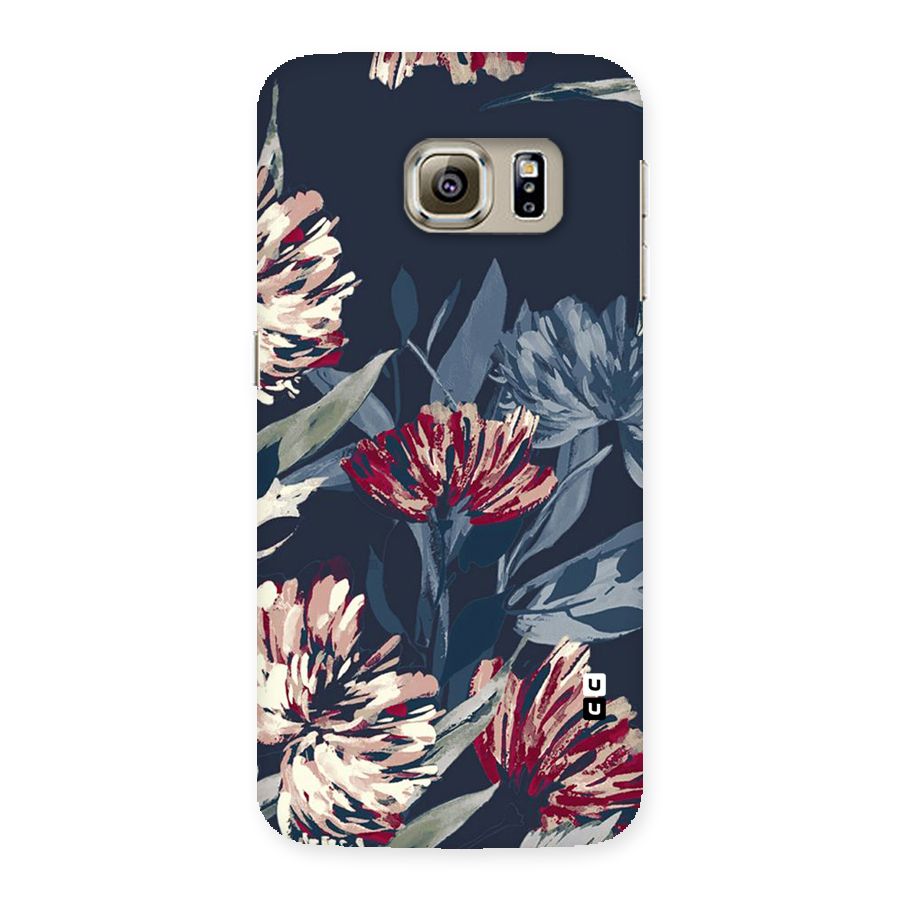 Red Rugged Floral Pattern Back Case for Samsung Galaxy S6 Edge Plus