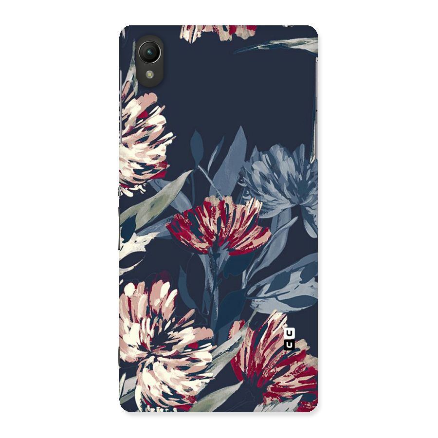Red Rugged Floral Pattern Back Case for Sony Xperia Z2