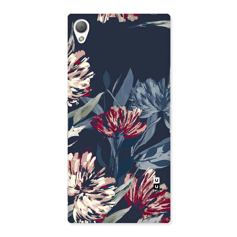 Red Rugged Floral Pattern Back Case for Sony Xperia Z3