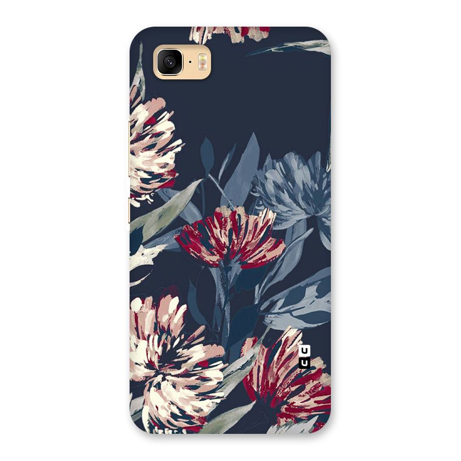 Red Rugged Floral Pattern Back Case for Zenfone 3s Max