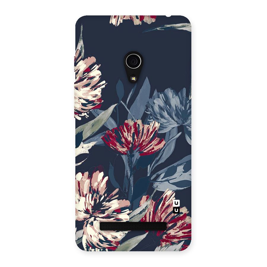 Red Rugged Floral Pattern Back Case for Zenfone 5