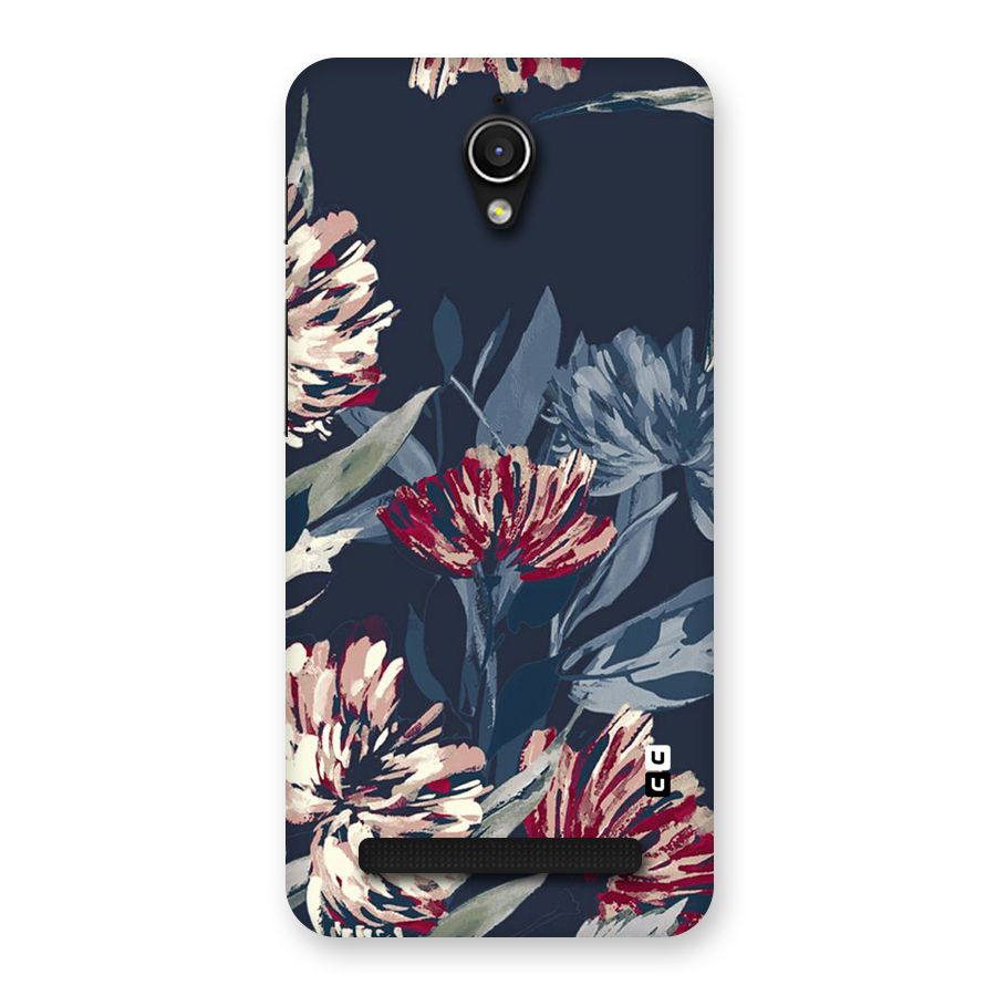 Red Rugged Floral Pattern Back Case for Zenfone Go