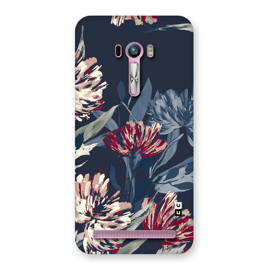 Red Rugged Floral Pattern Back Case for Zenfone Selfie