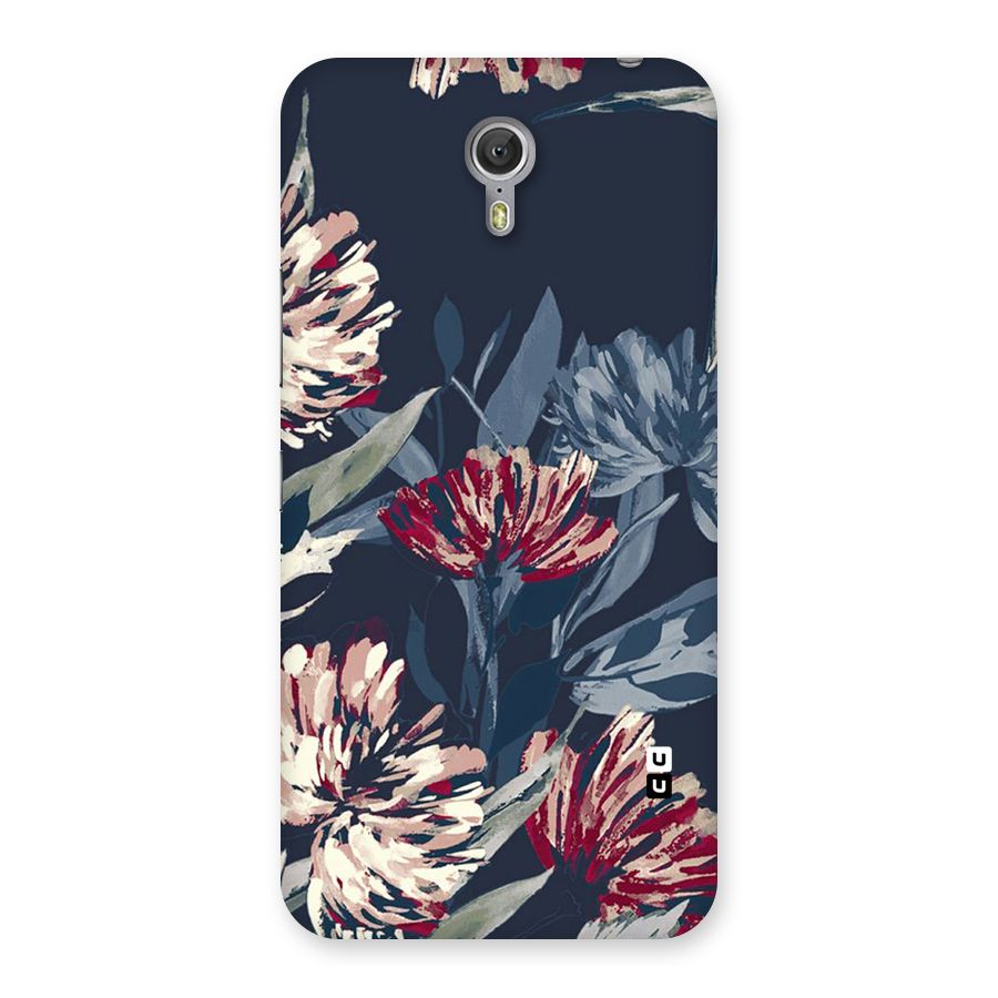 Red Rugged Floral Pattern Back Case for Zuk Z1