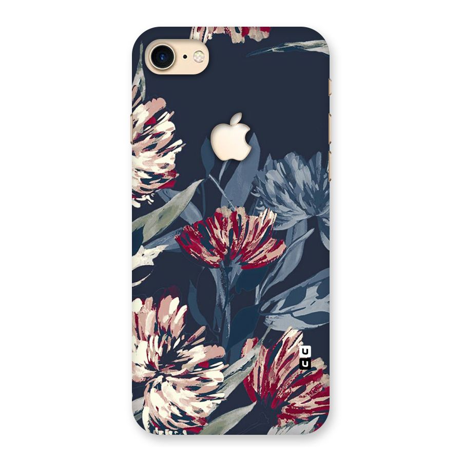 Red Rugged Floral Pattern Back Case for iPhone 7 Apple Cut