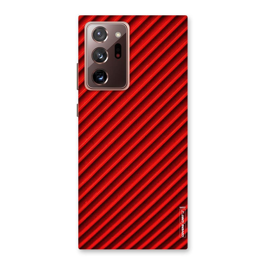 Red Rugged Stripes Back Case for Galaxy Note 20 Ultra