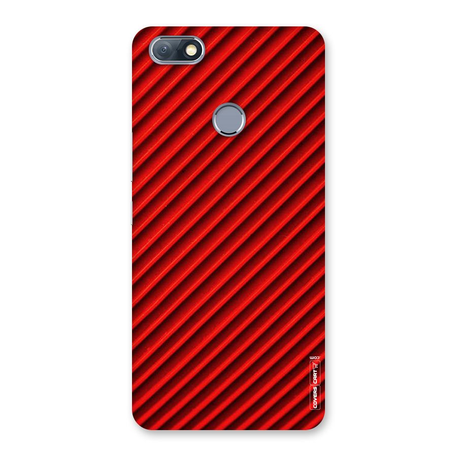 Red Rugged Stripes Back Case for Infinix Note 5