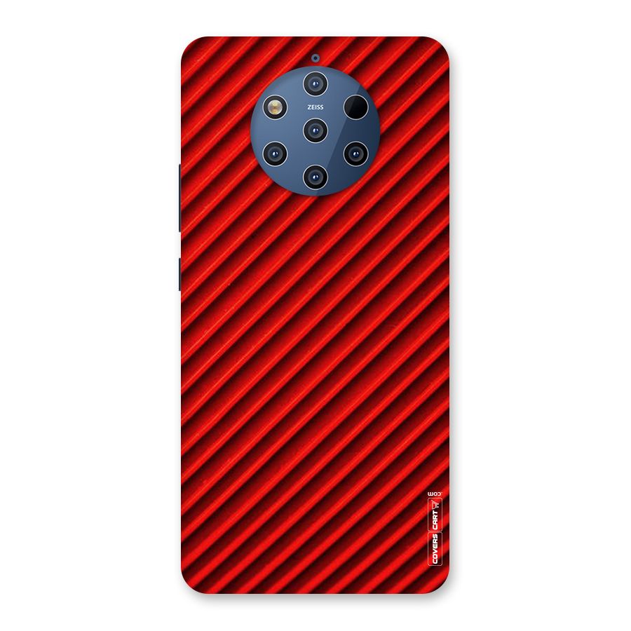 Red Rugged Stripes Back Case for Nokia 9 PureView