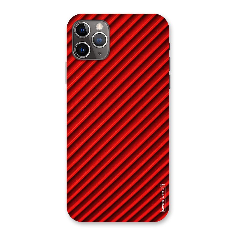 Red Rugged Stripes Back Case for iPhone 11 Pro Max
