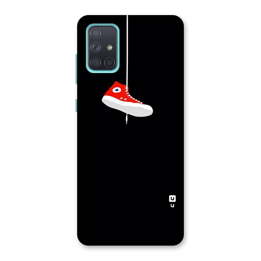 Red Shoe Hanging Back Case for Galaxy A71
