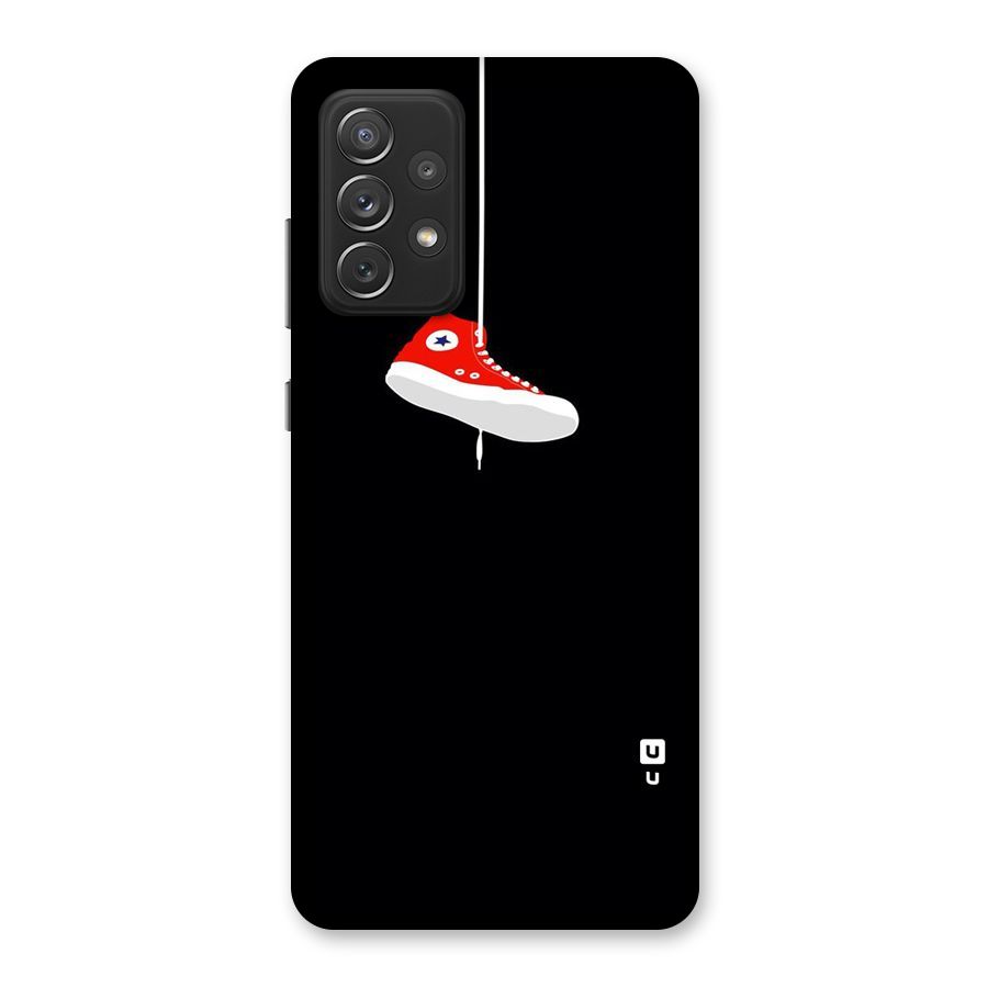 Red Shoe Hanging Back Case for Galaxy A72
