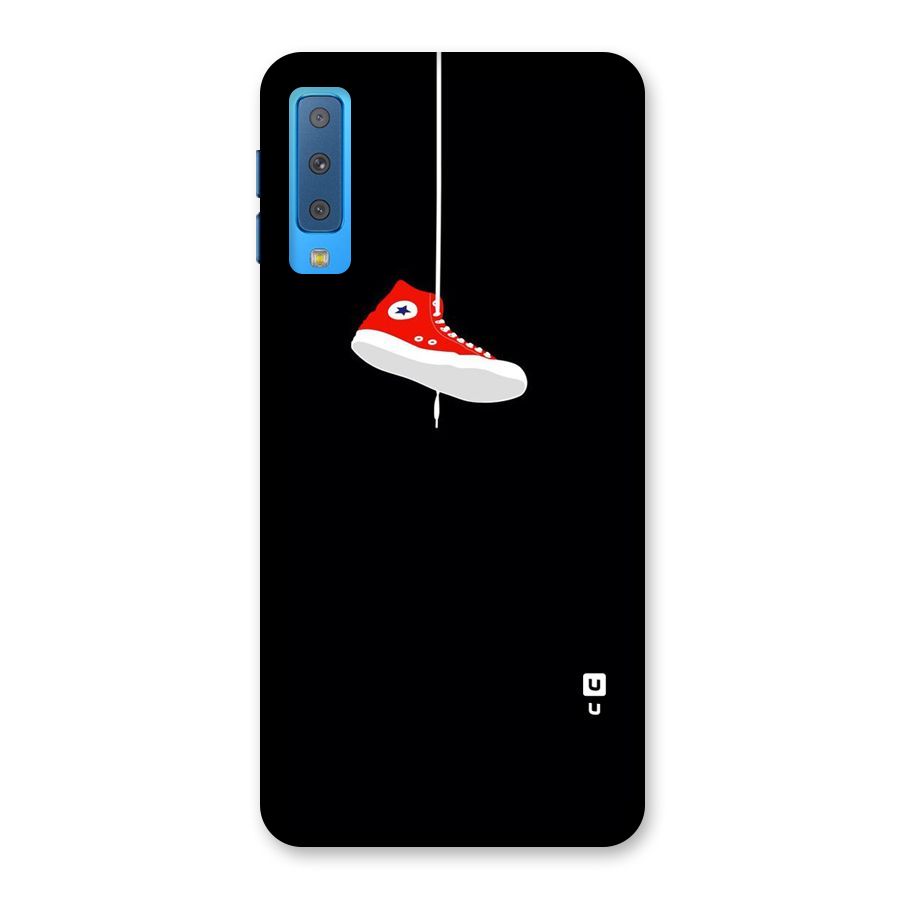 Red Shoe Hanging Back Case for Galaxy A7 (2018)