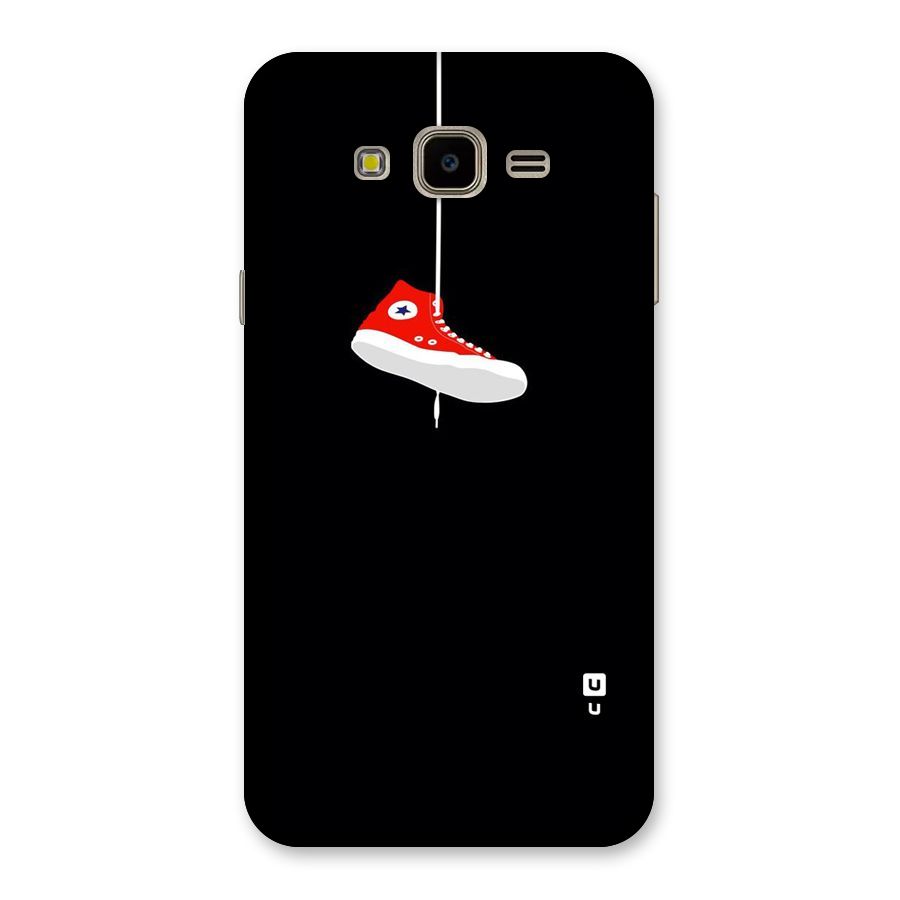 Red Shoe Hanging Back Case for Galaxy J7 Nxt