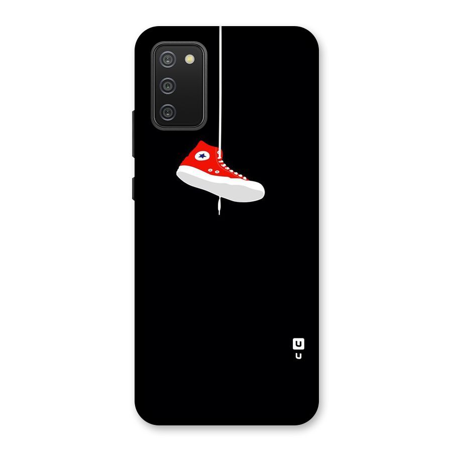 Red Shoe Hanging Back Case for Galaxy M02s