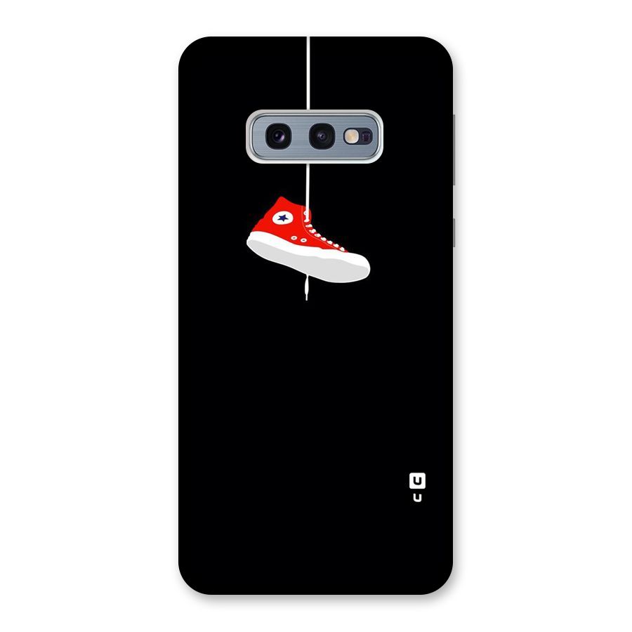 Red Shoe Hanging Back Case for Galaxy S10e