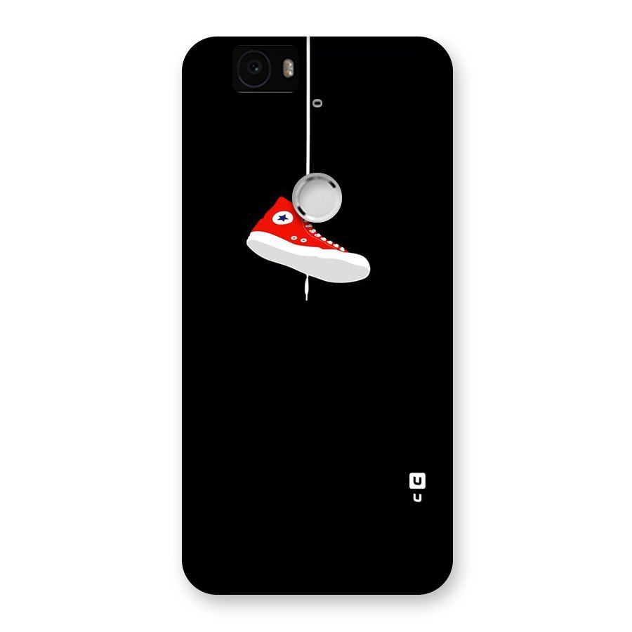 Red Shoe Hanging Back Case for Google Nexus-6P