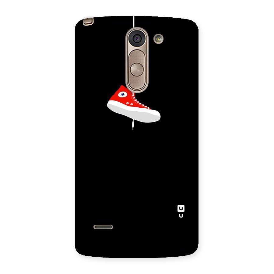 Red Shoe Hanging Back Case for LG G3 Stylus