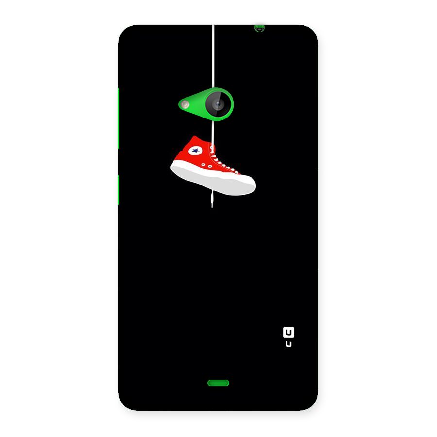 Red Shoe Hanging Back Case for Lumia 535