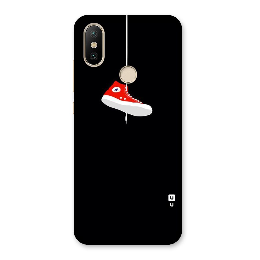 Red Shoe Hanging Back Case for Mi A2