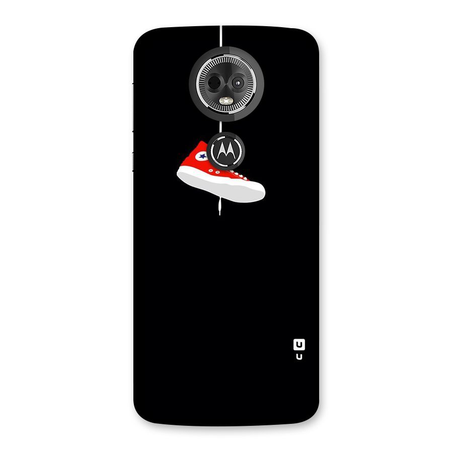Red Shoe Hanging Back Case for Moto E5 Plus