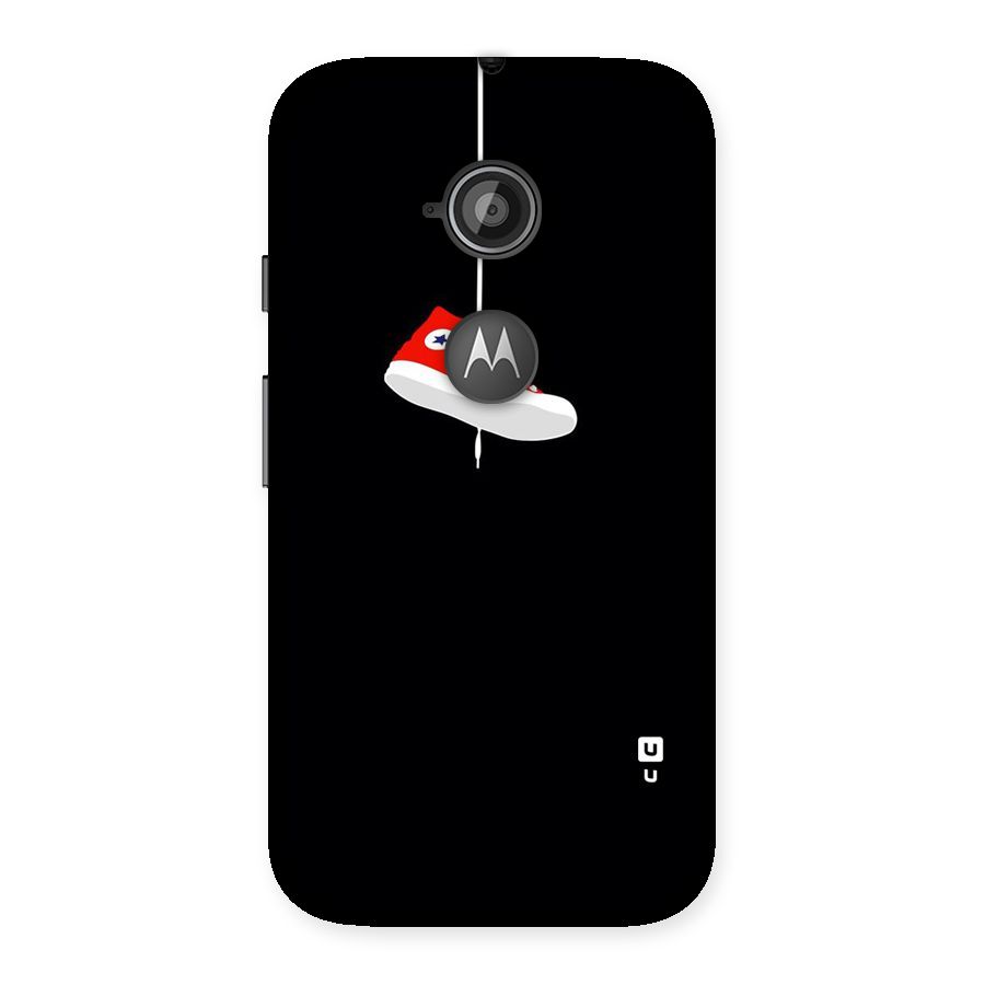 Red Shoe Hanging Back Case for Moto E 2nd Gen