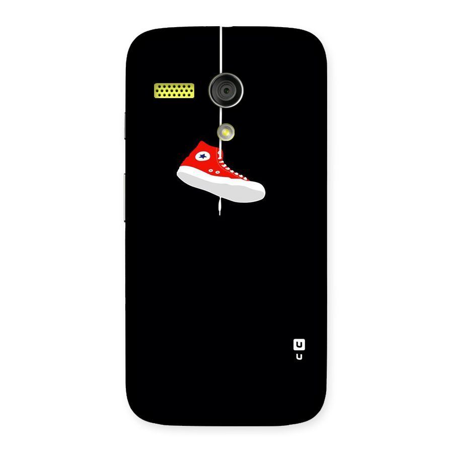 Red Shoe Hanging Back Case for Moto G
