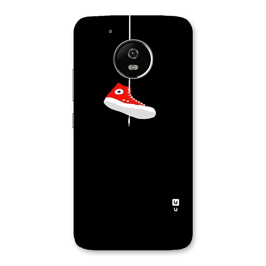 Red Shoe Hanging Back Case for Moto G5