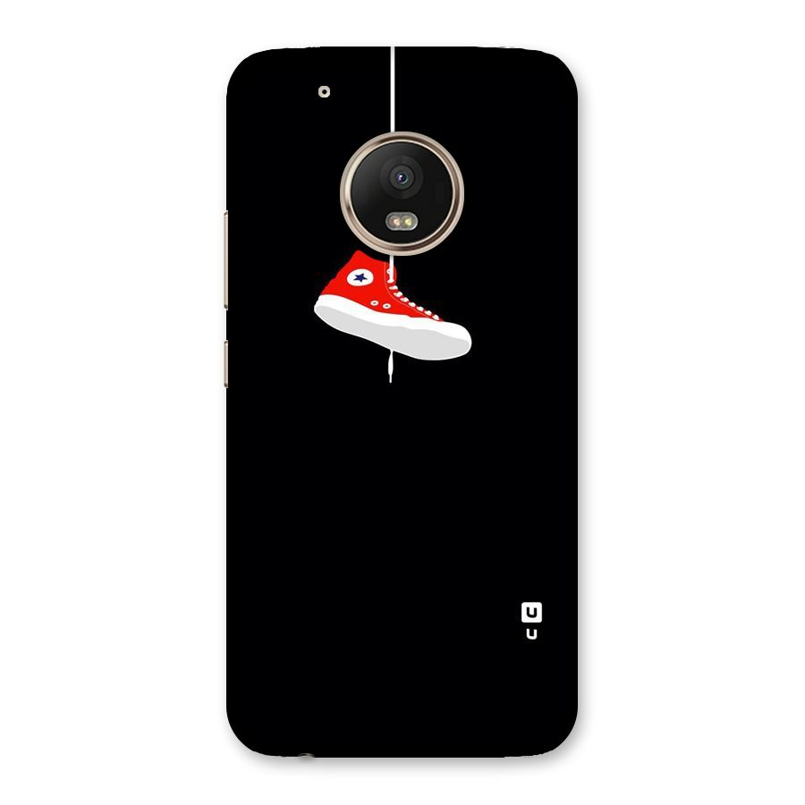Red Shoe Hanging Back Case for Moto G5 Plus