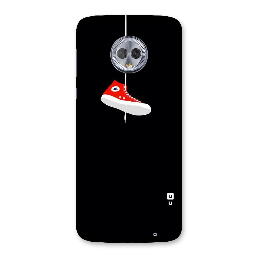 Red Shoe Hanging Back Case for Moto G6 Plus